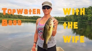 Topwater Bassin with the Wife | Mud Motor Adventures