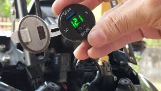 Versys 650 USB charger installation