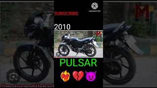 The Evolution of Pulsar Bike (2000~2023) #shorts #evolution #youtubeshorts #bikelover #pulsar