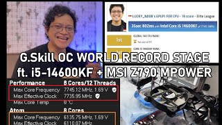 Computex 2024 Vlog 3 : Kejar Rekor Overclocking di G.Skill OC World Record Stage (+MSI Z790 MPOWER)