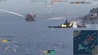 WOWS Massachusetts, 172 kDMG, 3 kills