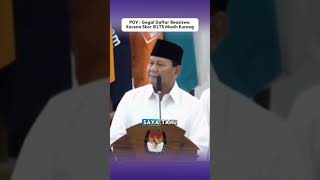 Pesan Prabowo