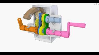 Convert rotation to coaxial oscillation 4