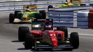 Jean Alesi Vs Benetton Bros - Michael Schumacher n Martin Brundle at Monaco 1992. Like n Subscribe.