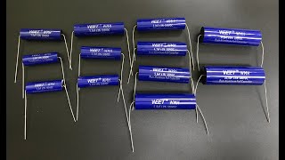 WEET WMH 1uF - 10uF 100V Polypropylene Film and Aluminum Foil Signal Axial Tweeter Speaker Capacitor