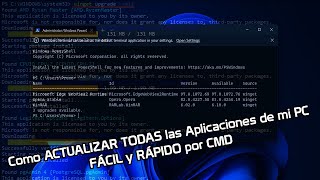 ✅ Como ACTUALIZAR TODAS las Aplicaciones de mi PC FÁCIL y RÁPIDO por CMD