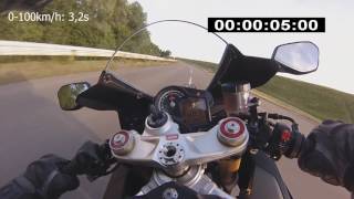 Aprilia RSV4 RR 0-300 km/h Launch Control