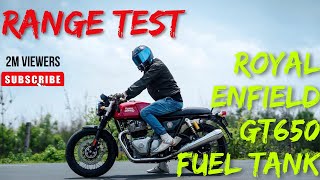 Gt 650 range in one full Tank || Average in cities #royalenfield #bike