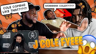 REACTING TO J.COLE Freestyles Over "93 Til Infinity"  - L.A. Leakers Freestyle #108| COASTAL BUSTAS