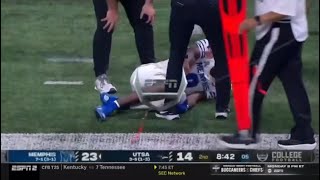 Memphis WR DeMeer Blankumsee’s TD Celebration Gone Wrong! 🙈 | Injury Update & Reaction