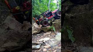 Jeepin ‘n’ Buckin #axial #axialadventures #scx10iii #hobbywingfusion #nsdrc  #proline #jconcepts