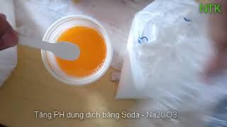 Tăng PH dung dịch bằng Soda - Na2CO3