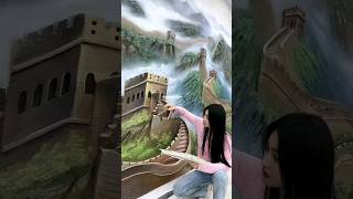 कमाल का painting बनाई है इस लड़की ने। #shortvideos #shortsfeed #shorts #viral