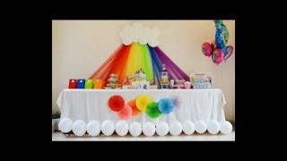 rainbow birthday party ideas