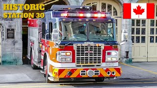 Montréal | Montréal Fire Service (SIM) Pumper 230 Responds To Medical Call From 114 Y/O Firehouse