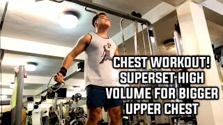 NAKASABAY NATIN ULIT SI MUTANT JMIKE SA CHEST WORKOUT! SUPERSET HIGH VOLUME FOR BIGGER UPPER CHEST