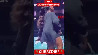 Tems Live Performance #youtubeshorts #tems #wizkid #afrobeat #afrobeatdaily #tiktok