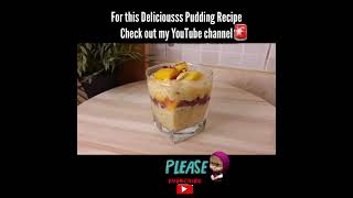 Delicious Quick Pudding Recipe Link in Discription box 💝 #Shorts