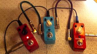 Demo and review Mooer compact pedals part 2 - Philip Joyce