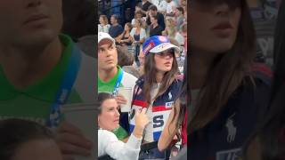 Kendall Jenner watching the artistic gymnastics in Paris France new viral video #kendalljenner#viral