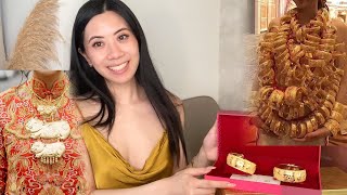 UNBOXING CRAZY RICH 24K BRIDAL GOLD ASIAN | WEDDING JEWELRY | CARTIER COMPARISON | RENTING GOLD LIES