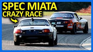 Real Life Miata Racing is CRAZY!!