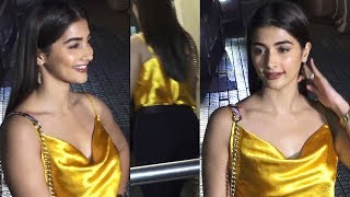 Pooja Hegde Hot In Black and Yellow