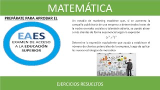 💛💙💓EAES 2021Matemáticas LEYES DE LOS EXPONENTES Examen de acceso a la educación superior