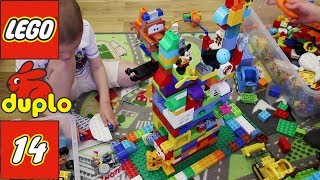 Lego Duplo 14 : Супер башня и нападение на башню вражеских самолетов. Наши поделки из Лего Дупло