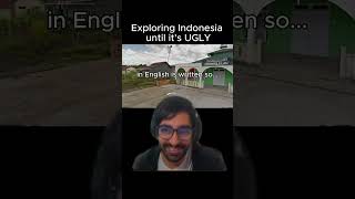 Exploring Indonesia Until It's UGLY #shorts