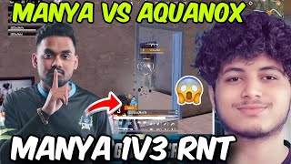 IQOOSOUL VS TEAMVXT🚨MANYA VS AQUANOX🔥 MANYA 1V3 RNT🥵#soul #teamsoul #manya #scrims #pubg