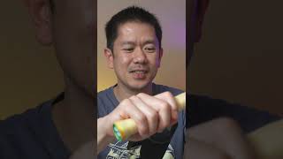 How To Change Badminton Racket Grip - #shorts #shortvideo