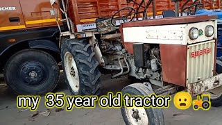 full review of my 35 year old tractor 😦😧 swaraj 724