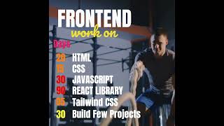 Frontend Developer | Six Months Practice like going to GYM #webdevelopment #webdeveloper #frontend