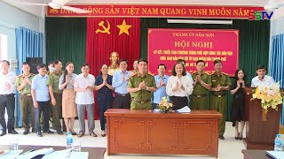 Hội nghị ký kết chương trình phối hợp công tác dân vận