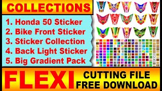 flexi sticker file free download