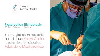 6 Rhinoplasties diffusées en direct depuis la Clinique Kantys Centre