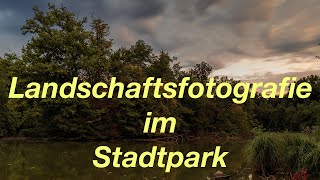 Wolkenspiegelung fotografieren | Landschaftsfotografie im Stadtpark