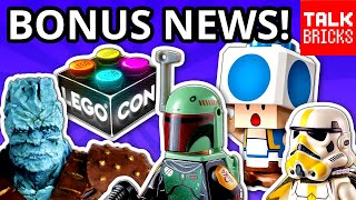 BONUS LEGO NEWS! LEGO Con Reveals! Star Wars! Super Mario! Avengers! 2 LEGO Ideas Sets?! NYC Store!