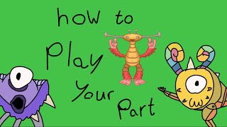 How to: play your part and get in