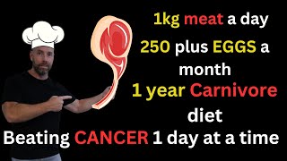 1 year of carnivore diet, 250 plus eggs a month,  what are the results? thriving with blood cancer.