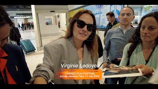 Virginie Ledoyen @ arrivée Aéroport Nice 14 mai CANNES FILM FESTIVAL 2024