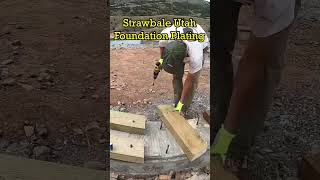 Strawbale Home Utah Excavation to Roof Framing | Timelapse #shorts