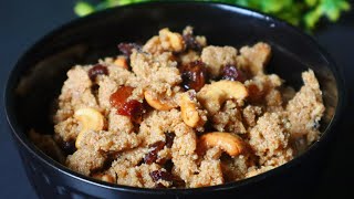 Dry Suji Halwa Recipe!!