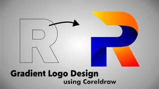 Gradient Logo Design using Coreldraw