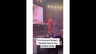 Video: Asake Trouser Tore While Performing.