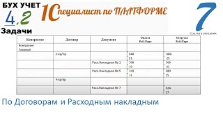 по Договорам и Документам отгрузки в 2 ВАЛЮТАХ. 1С специалист по платформе. ЗБ4.2 БУ