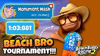 🏐 Beach Bro Tournament - 🏁Monument Mash🥇 - Beach Buggy Racing 2 || #bbr2