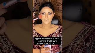 Bridal Makeup tutorial #shorts #shortviral #ytshorts #shortfeed #bridaleyemakeup