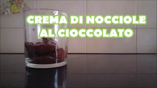 Ricetta della Crema di nocciole al cioccolato, senza latte, fatta in casa (Gruppi: 0, A)